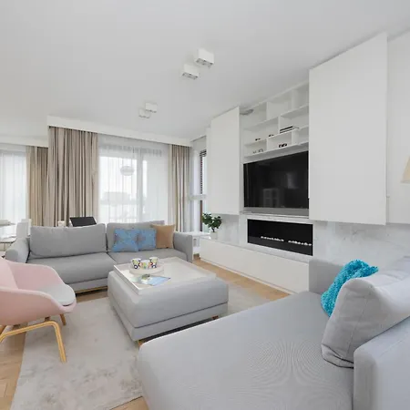 Mokotow Luxury With Parking Air Conditioning By Renters Prestige Varşova